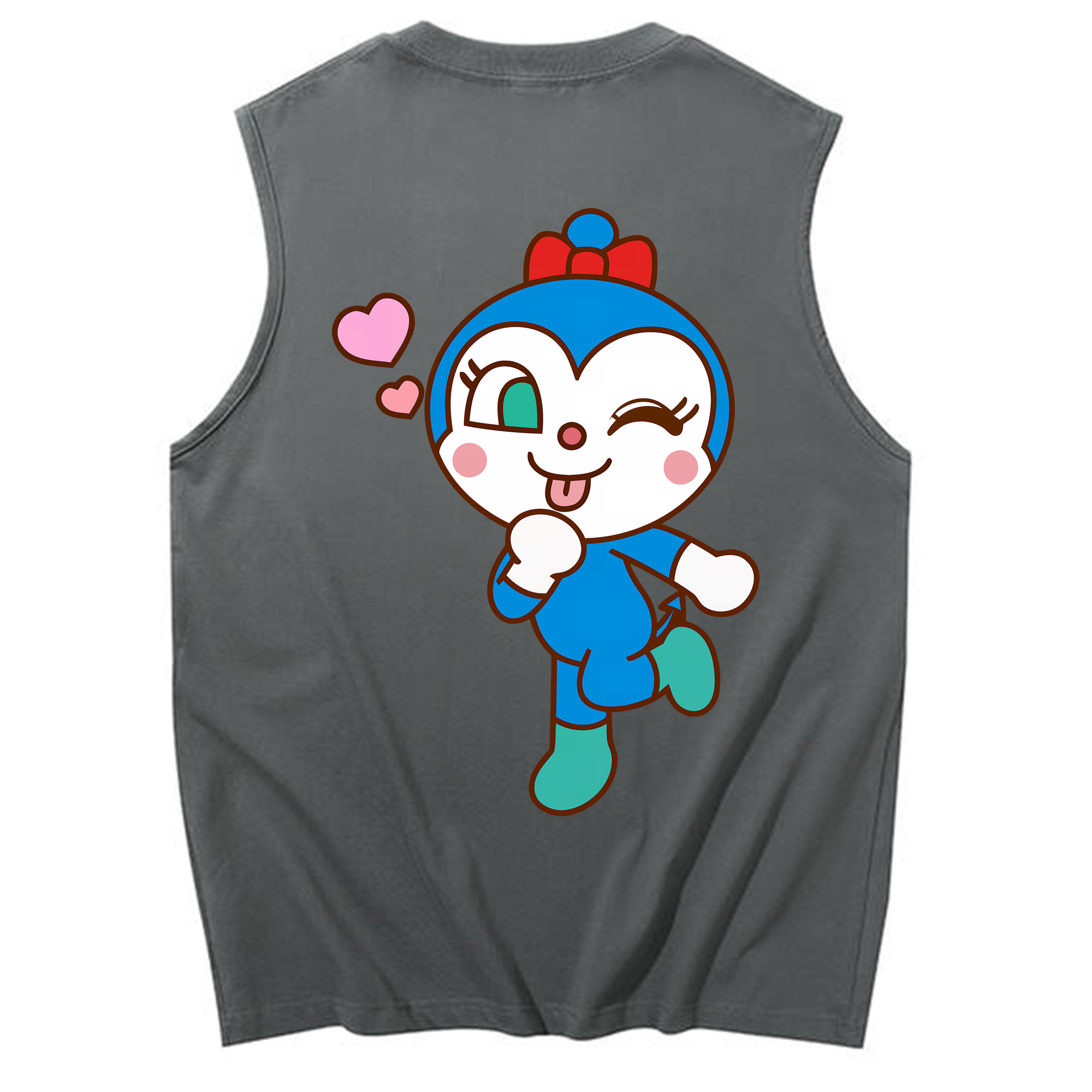 （画像用） アンパンマン Anpanman コットン100％タンクトップ（背面プリント）